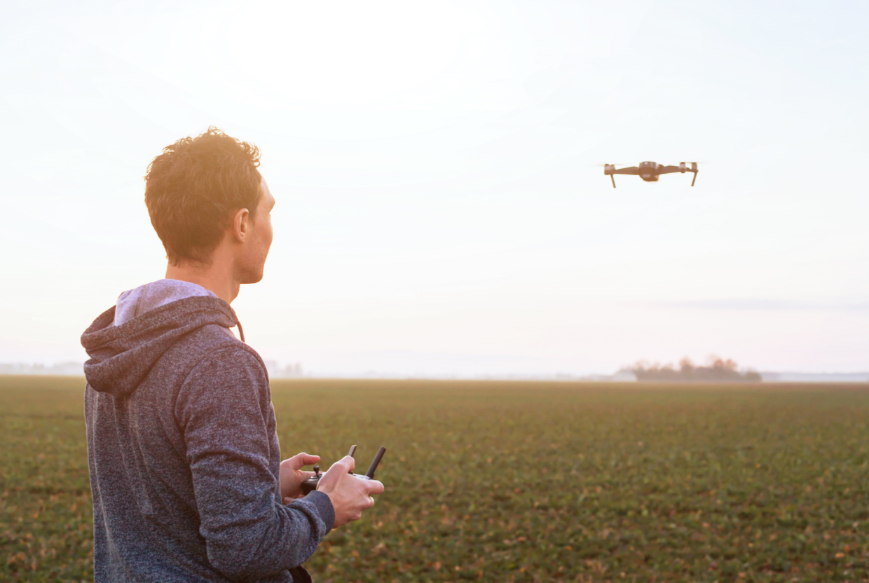 Drone pilot portrait